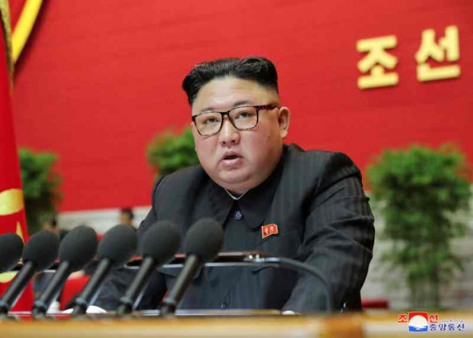 金正恩形容美國是北韓的「最大敵人」。AP