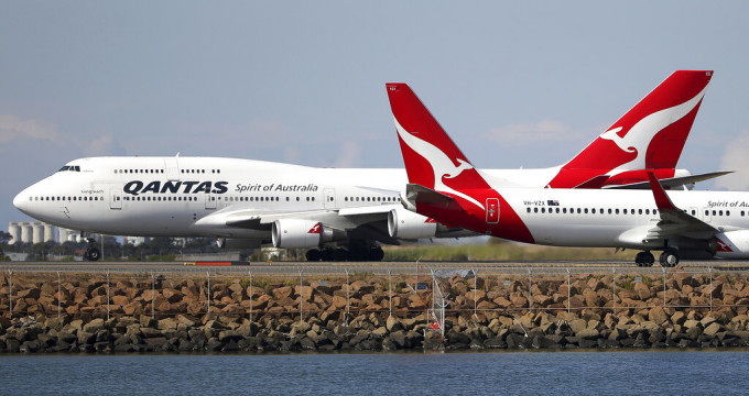 纽约飞悉尼逾19小时 ,澳航最长程航班完成试飞。AP