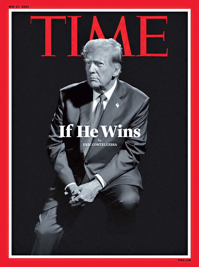 最新一期《时代》杂志专访特朗普。