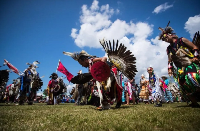 加拿大中部薩斯喀徹溫省原住民。網上圖片