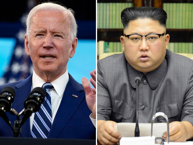 白宮指，美國總統拜登目前沒有計畫與北韓領袖金正恩會面。AP圖片