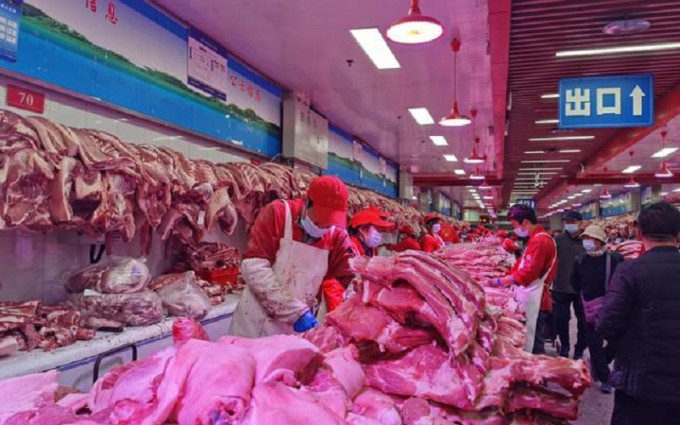 内地猪肉价格已经连续5个星期上升。网上图片