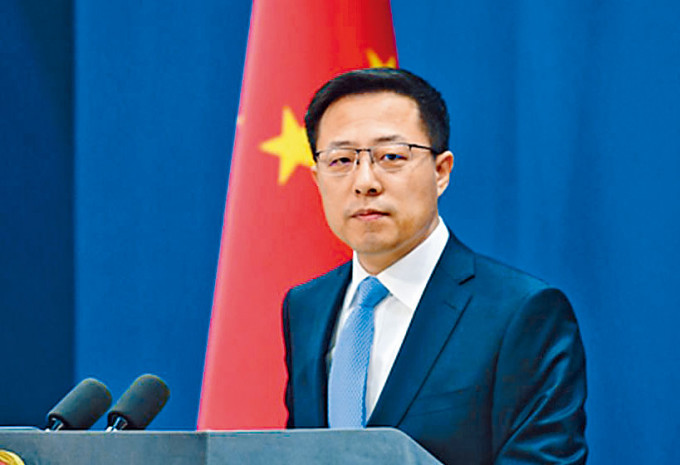 赵立坚呼吁美方有关人士客观理性看待中国和中美关系。网图