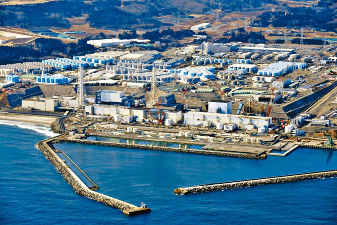 ■位於福島縣大隈鎮的福島第一核電站。