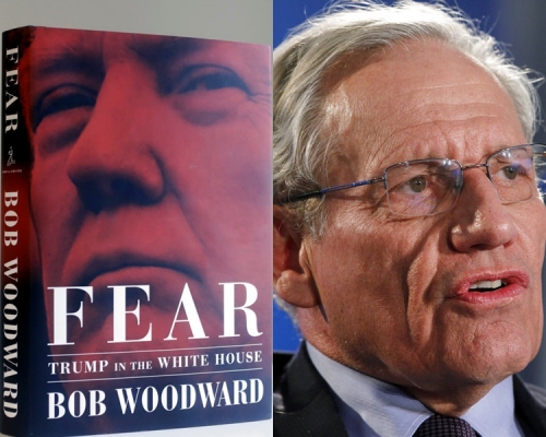 伍德沃德的《恐惧：特朗普在白宫》。AP