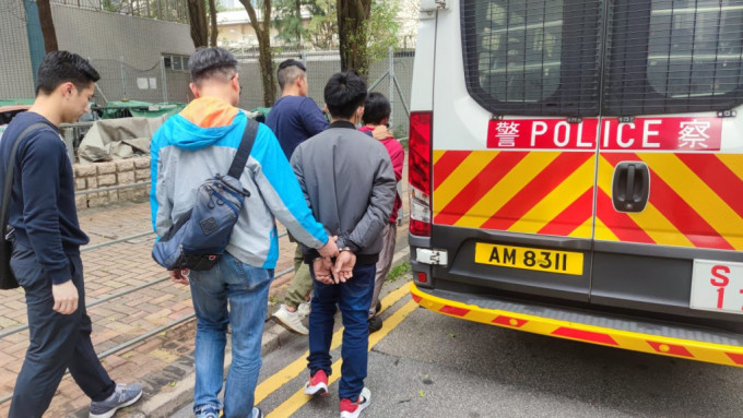 警方马鞍山拘捕两名男子。警方提供