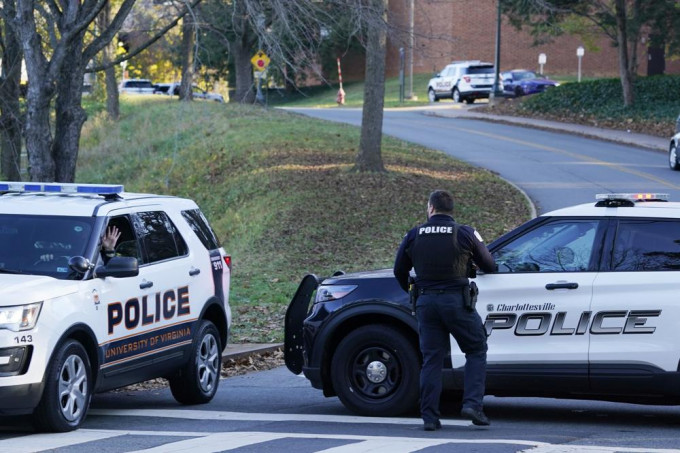 美大學校園爆槍擊案釀3死2傷  警直升機追捕兇嫌歸案。（AP）