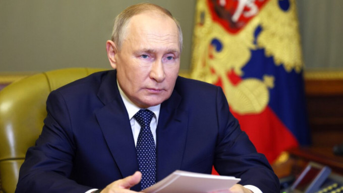 普京強調會嚴厲回應針對俄國領土的恐怖活動。AP