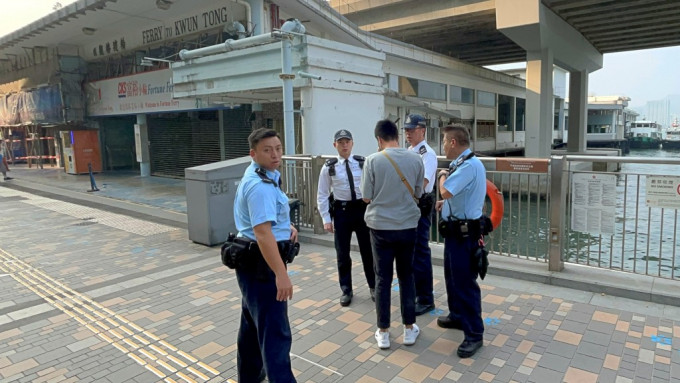 警员到场调查。林思明摄