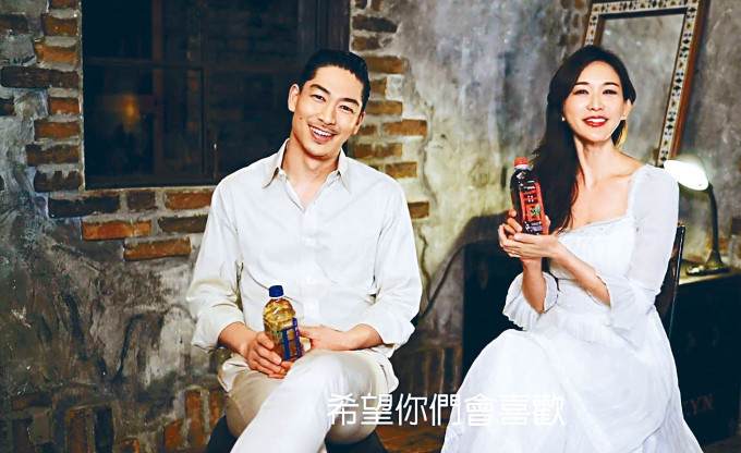 林志玲、AKIRA首次夫妻档拍广告，志玲更亲自帮老公学习中文台词。
