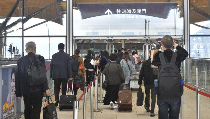 由1月13日港澳恢復通關至3月31日，共有約151萬人次香港旅客入境。資料圖片