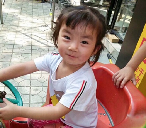 兩歲女童楊悅。 網上圖片