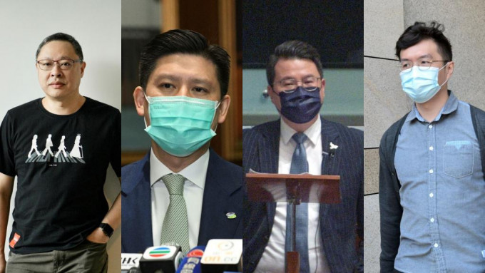 戴耀廷(左一)等8人原订今日于西九龙裁判法院交付至高等法院。资料图片