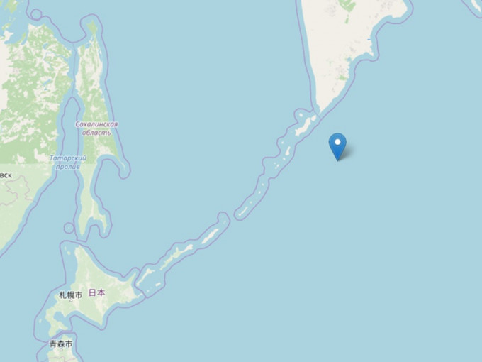 俄羅斯千島群島東面發生7.8級地震。