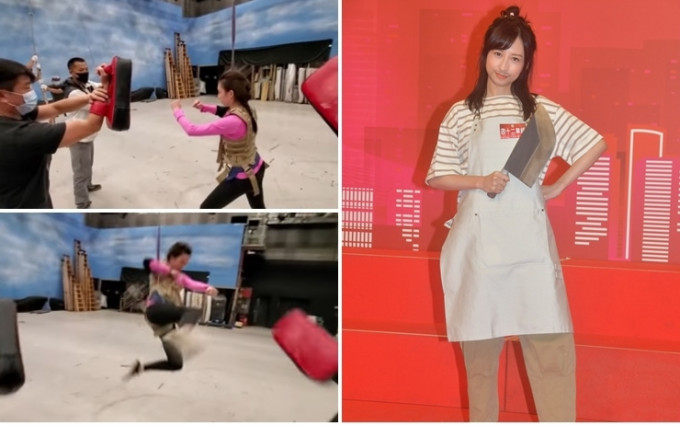 龚嘉欣在TVB新剧中有不少动作镜头。