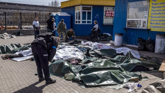 克拉馬托爾斯克火車站的襲擊事件至少釀成50多人死亡。互聯網圖片