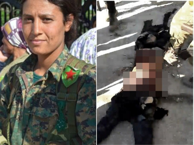 女兵科巴尼遺體遭凌虐羞辱，還被拍成影片寄給人權組織。（網圖）