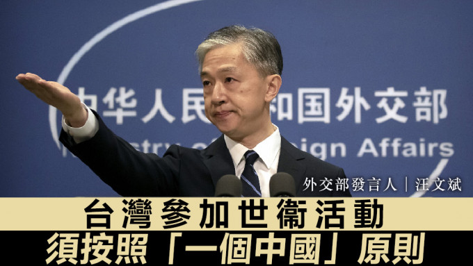 汪文斌批评，民进党将政治图谋置于台湾民众福祉之上。资料图片