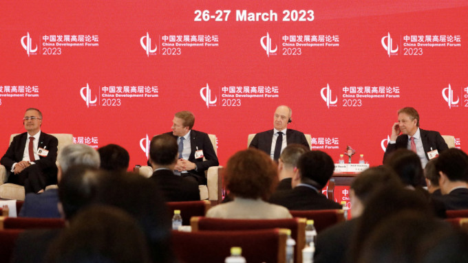 2023年中國發展高層論壇。 路透社