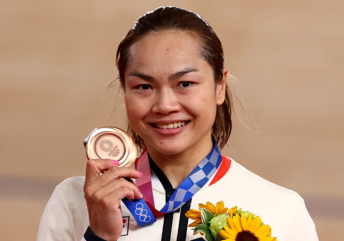 李慧詩在今屆奧運再摘銅牌。路透社