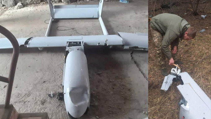 烏軍執行戰鬥任務期間，擊落了一架敵方攻擊無人機「Mugin-5」。 Ukraine Territorial Defense Forces