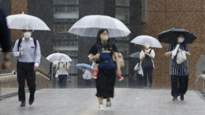 宮城縣遭創紀錄的暴雨襲擊。AP資料相