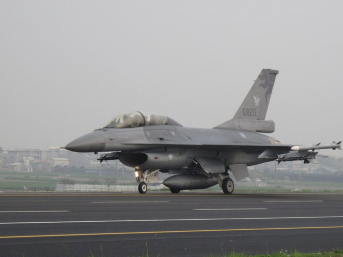 台湾的F-16战机。网图