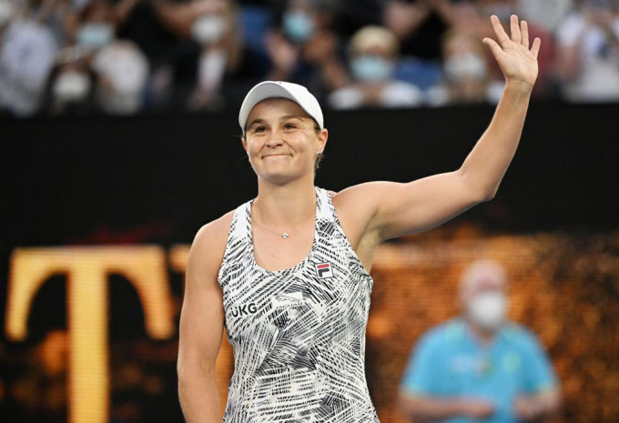 芭迪在澳洲网球公开赛旗开得胜。Reuters
