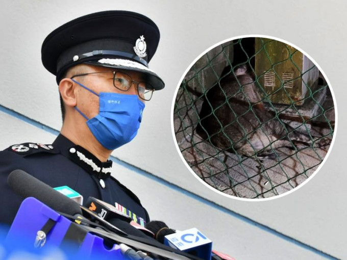 警務處處長蕭澤頤強調，警方並無向漁護署施壓捕殺野豬，質疑有人抹黑警方、煽動仇警。