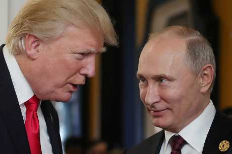 （左起）特朗普與普京有可能會面。