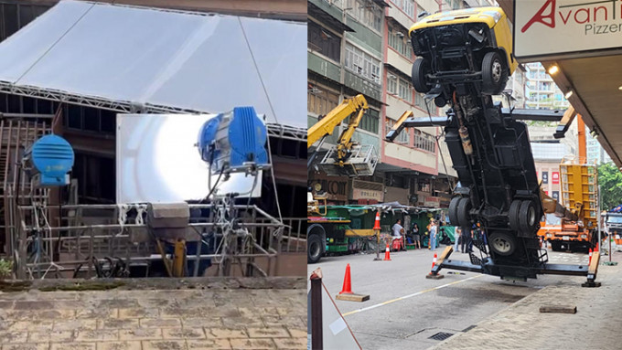九龍城電影拍攝現場驚爆意外！工作台塌下致8人傷  疑開工僅一周工作人員急報平安