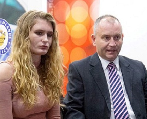 避过一劫的19岁女儿莉迪亚和其丈夫威尔金森（Peter Wilkinson）。 网上图片