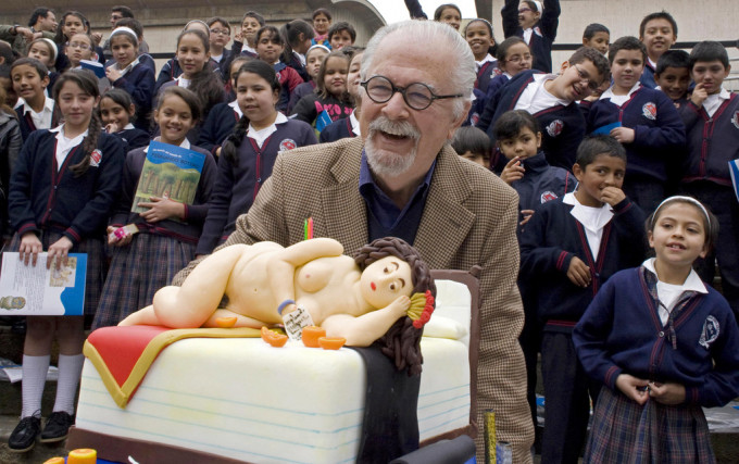 哥伦比亚艺术家费兰度博特罗（Fernando Botero）逝世，终年91岁。美联社