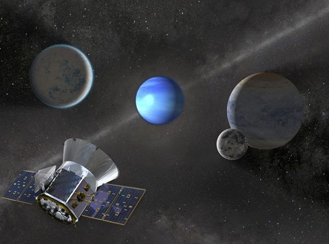 「苔絲」再識別出一顆新的太陽系外行星。NASA圖片