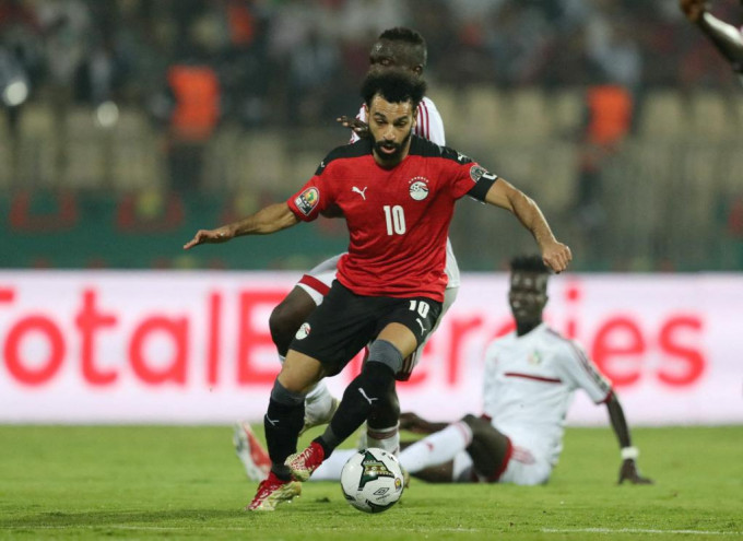 沙拿正在代表埃及踢非洲杯。 Reuters