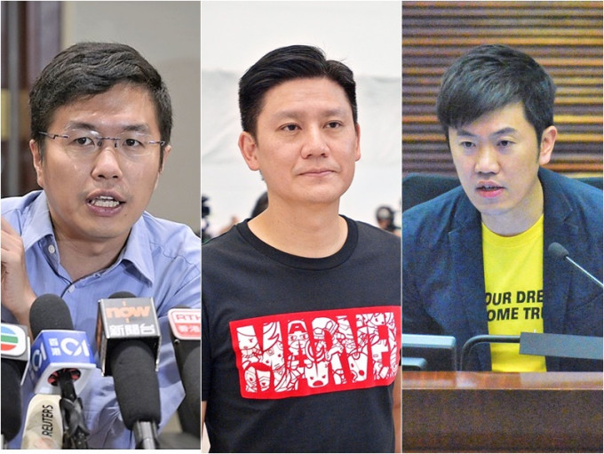 區諾軒、譚文豪及鄭松泰三位立法會議員先後被捕。