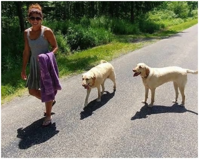 死者比爾奎斯特平常帶兩愛犬到郊野散步。網圖