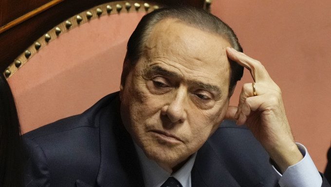 意大利前總理貝盧斯科尼（Silvio Berlusconi）。 美聯社