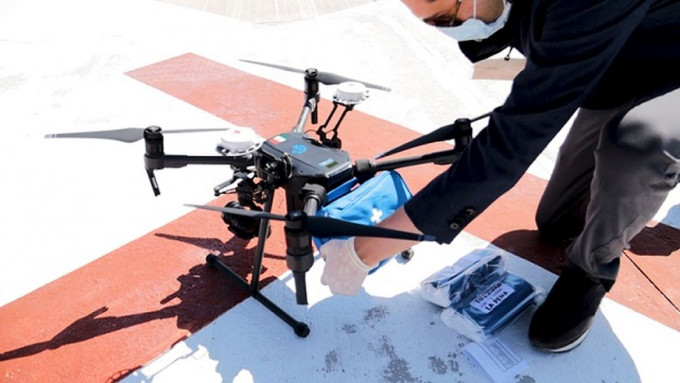 墨西哥一間物流公司用無人機運醫療裝備。 網圖