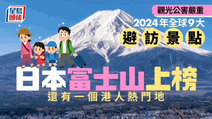 2024年全球9大避访景点，日本富士山上榜。