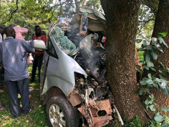 中國駐非洲烏干達大使館証實，三名中國公民在首都坎帕拉遇到車禍死亡。（網圖）