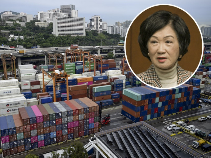 葉劉認為香港對美國的貿易多屬轉口相信影響輕微。
