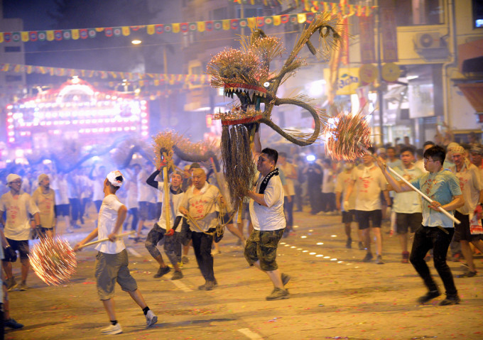 一年一度的「大坑舞火龍」取消。 資料圖片