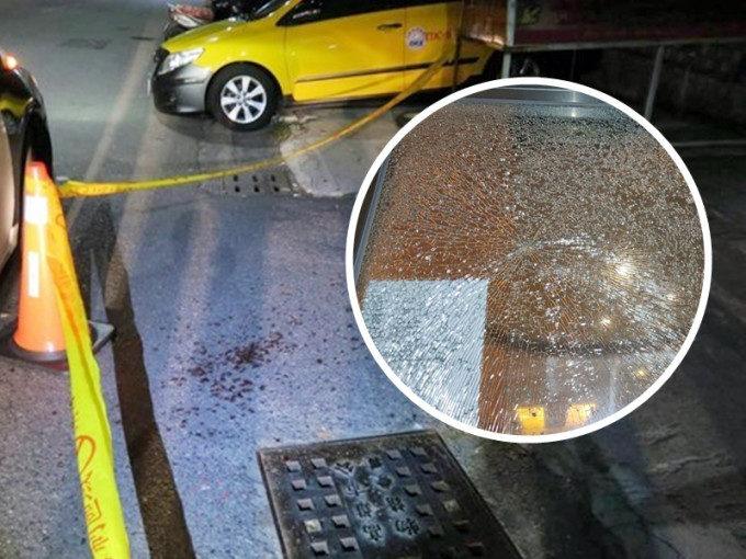 台灣高雄一間保齡球館，凌晨有一名男子被氣槍擊中。網圖