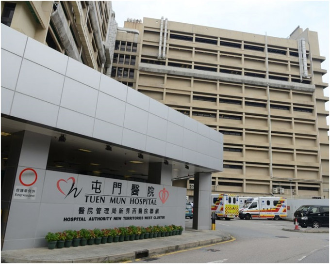七旬婦於屯門醫院留醫。資料圖片
