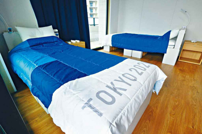 东京奥运村宿舍使用以可循环再用纸板制成的。