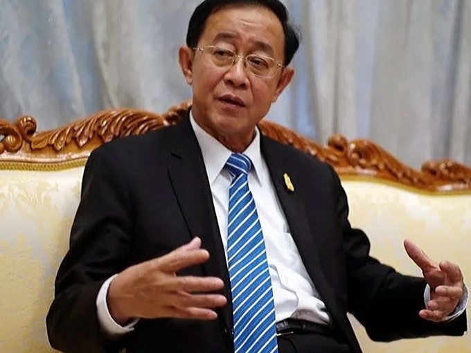 泰国财政部长阿空(Arkhom Termpittayapaisith)。路透社资料图片