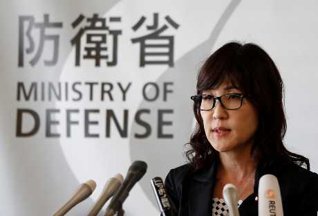 日本防衞大臣稻田朋美。