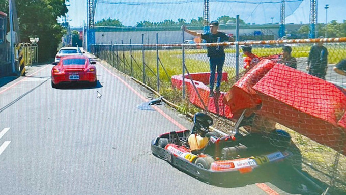 一名香港男子玩高卡車發生意外。中時