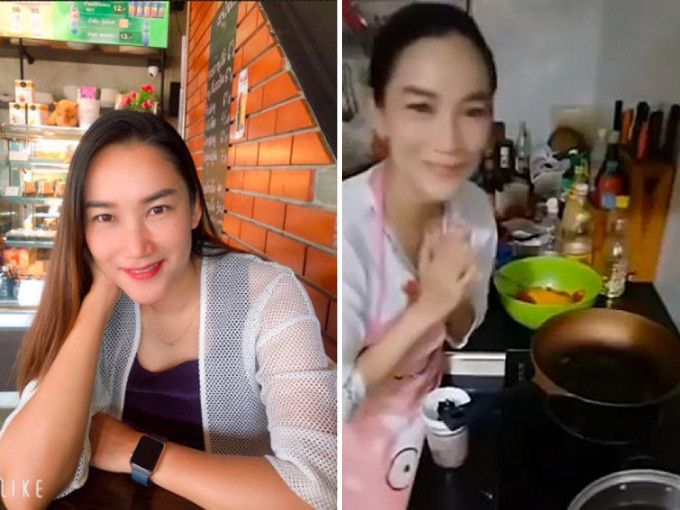 泰國網紅直播下廚突臉色發白倒地猝死，變死亡直播。